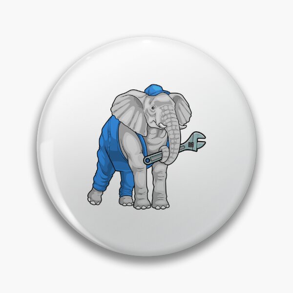 Item preview, Elephant Mechanic Wrench designed and sold by Snabdesign84.