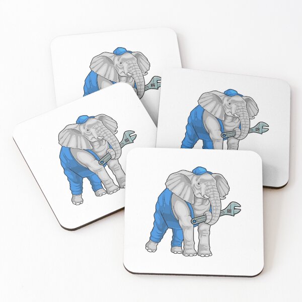 Item preview, Elephant Mechanic Wrench designed and sold by Snabdesign84.