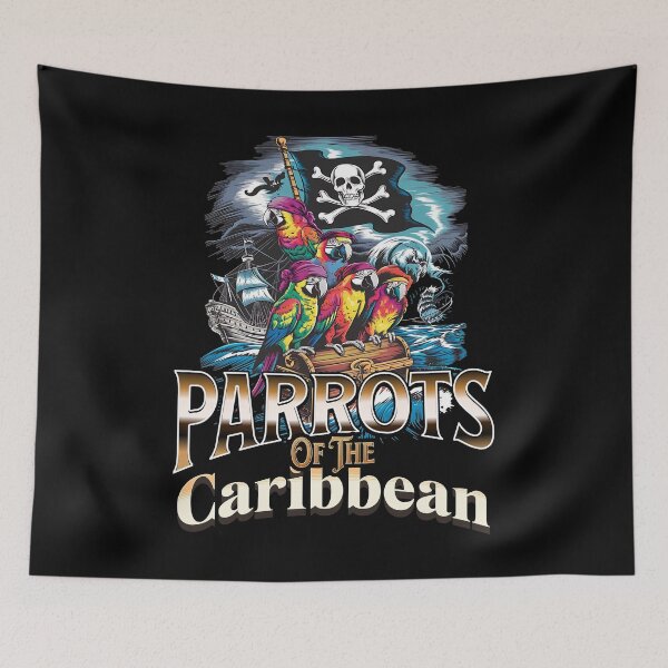 Item preview, Parrots of the caribbean - A pirates life chose me - Always be a pirate - Pirates bay - Caribbean adventure - Pirates problems designed and sold by JansenGS.