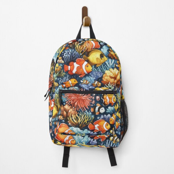 Item preview, Tropical reef fish and coral in creative patterns designed and sold by Piotrek0001.