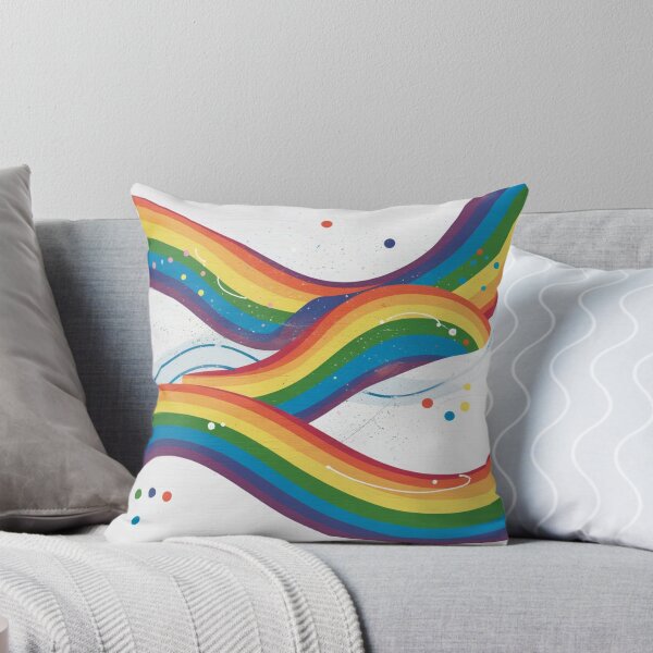 Artikelvorschau, Regenbogen-Welleneffekt entworfen und verkauft von Furbulous Faces.