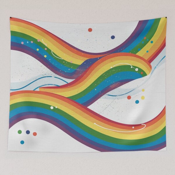 Item preview, Rainbow Ripple Effect designed and sold by Furbulous Faces.