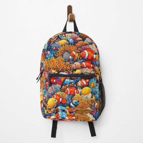 Item preview, Artistic underwater world with vivid marine creatures designed and sold by Piotrek0001.