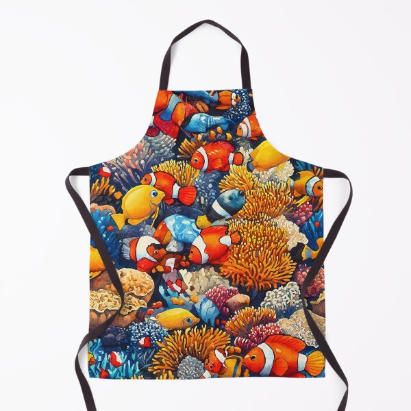 Item preview, Artistic underwater world with vivid marine creatures designed and sold by Piotrek0001.