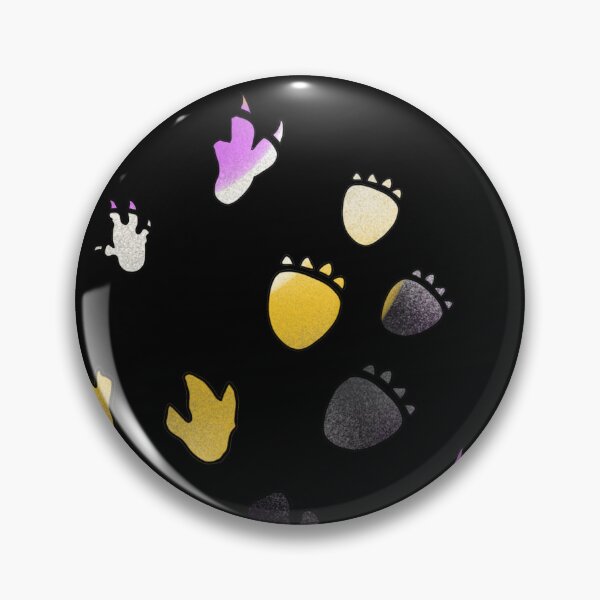 Item preview, Non Binary Dinosaur Tracks designed and sold by AggresiveCelery.