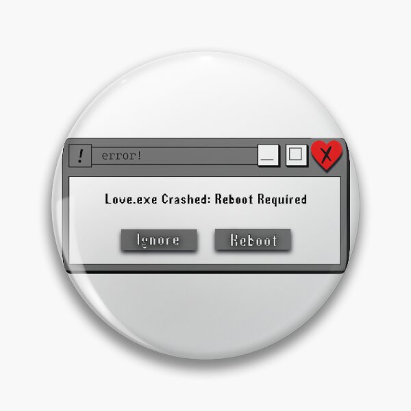 Item preview, "Love.exe Crashed – Funny Retro Tech Valentine’s Day T-Shirt" designed and sold by NSB-Design.