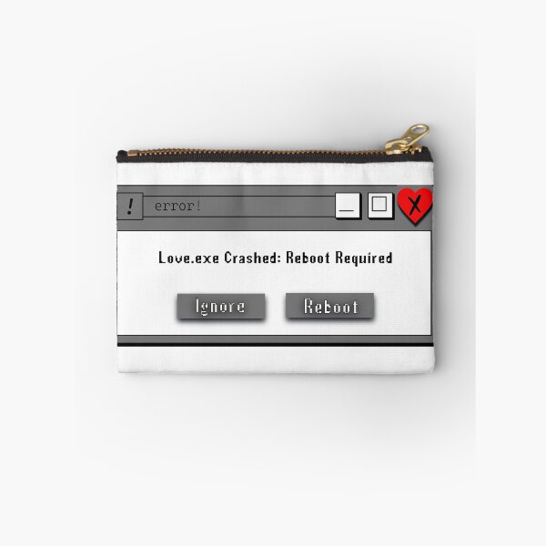 Item preview, "Love.exe Crashed – Funny Retro Tech Valentine’s Day T-Shirt" designed and sold by NSB-Design.