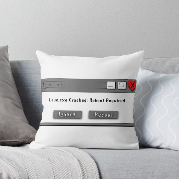 Item preview, "Love.exe Crashed – Funny Retro Tech Valentine’s Day T-Shirt" designed and sold by NSB-Design.