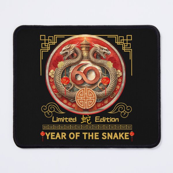 Item preview, 60th Birthday Born 1965 60 years old Chinese Year of the Snake 2025 designed and sold by BeaverFriends.