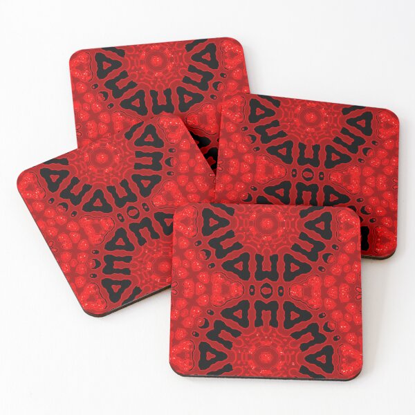 Item preview, Modern Batik . Tribal Pattern . Beight Red . Black . #3 designed and sold by Artistic63.