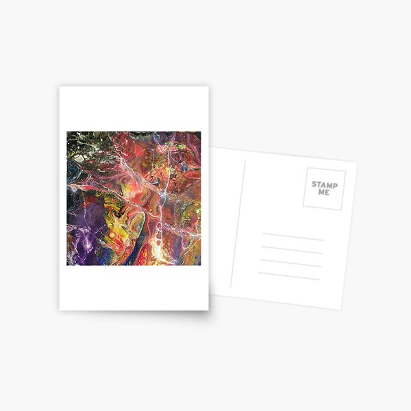 Pour Painting 03 Postcard