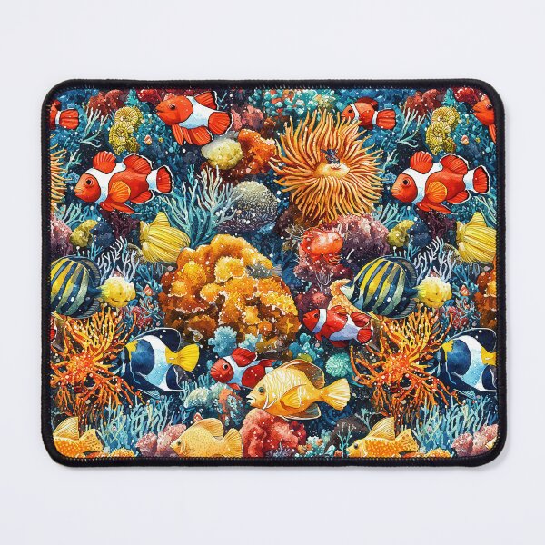 Item preview, Dynamic underwater patterns inspired by marine ecosystems designed and sold by Piotrek0001.