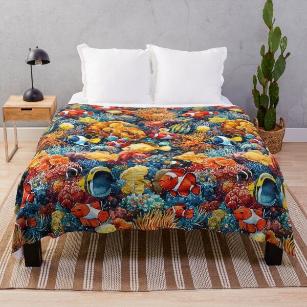 Item preview, Dynamic underwater patterns inspired by marine ecosystems designed and sold by Piotrek0001.