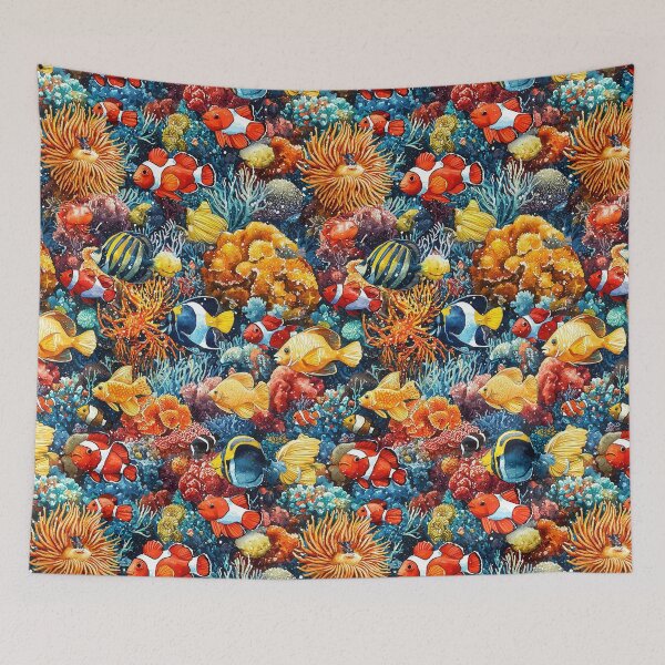 Item preview, Dynamic underwater patterns inspired by marine ecosystems designed and sold by Piotrek0001.