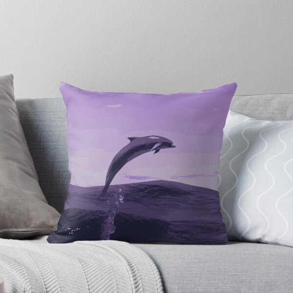 Item preview, Dolphin Illustration - Purple Sunset designed and sold by OG-Graphics.