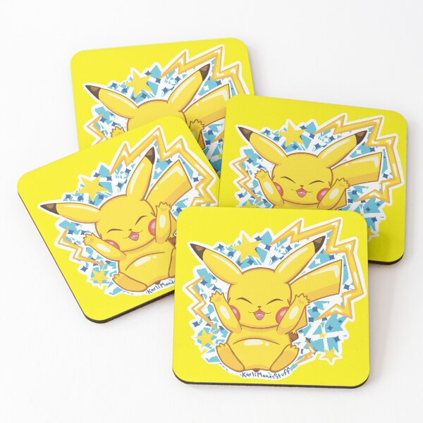 Item preview, Shocking Electric Monster | Cute Yellow Mouse designed and sold by KarliMakesStuff.
