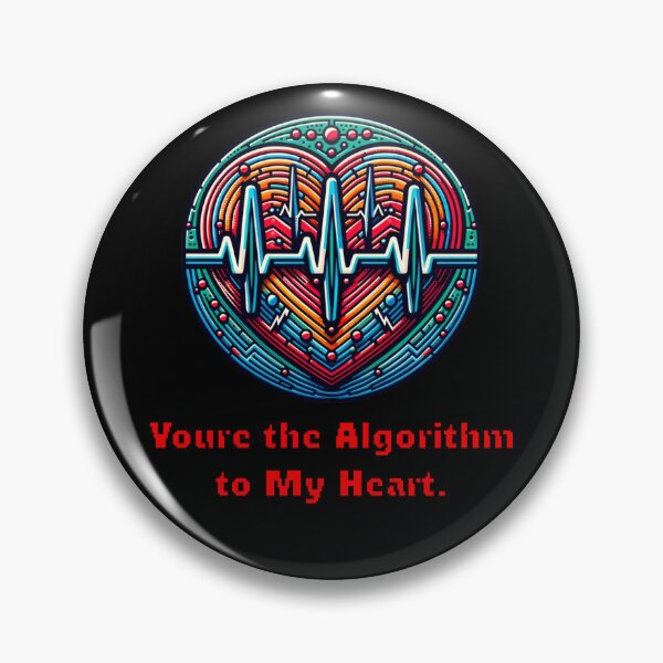 Artikelvorschau, „Du bist der Algorithmus meines Herzens – Lustiges AI-Tech-Valentinstag-T-Shirt“ entworfen und verkauft von NSB-Design.