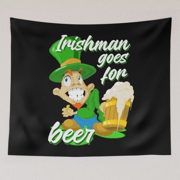 Item preview, Irishman goes for beer St. Patricks Day  designed and sold by TheEndDesign.