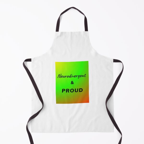 Item preview, Neurodivergent and Proud - Green/Orange designed and sold by TheNeuroVerse.