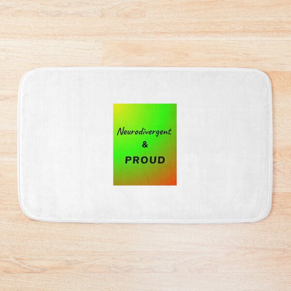 Item preview, Neurodivergent and Proud - Green/Orange designed and sold by TheNeuroVerse.