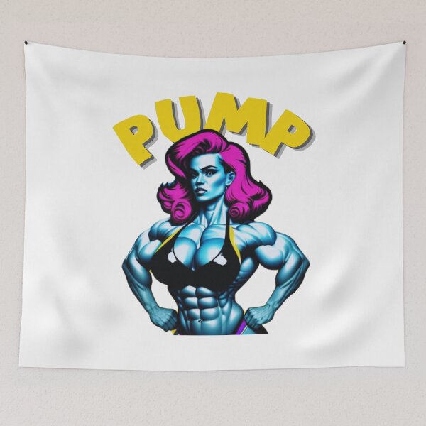 Item preview, PUMP - Get pumped, get big hair or go home! designed and sold by TheRubberOnion.