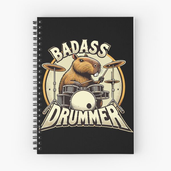 Item preview, Tough Drummer Capybara cool gift designed and sold by Pineapple-Tree.