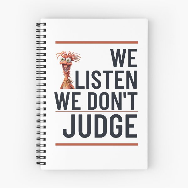 Item preview, We Listen, We Don’t Judge – Funny Pepe Meme designed and sold by Calymera.