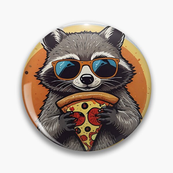 Item preview, Cool Raccoon Pizza Lover - Funny Animal Design designed and sold by Spicex2.