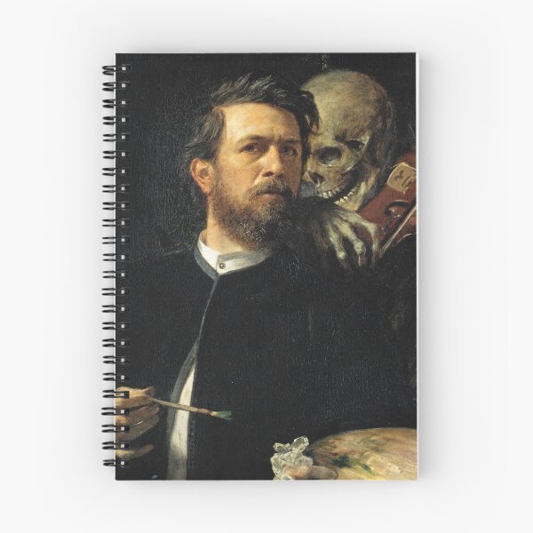 Item preview, Self-Portrait with Death Playing the Fiddle designed and sold by Craphe.