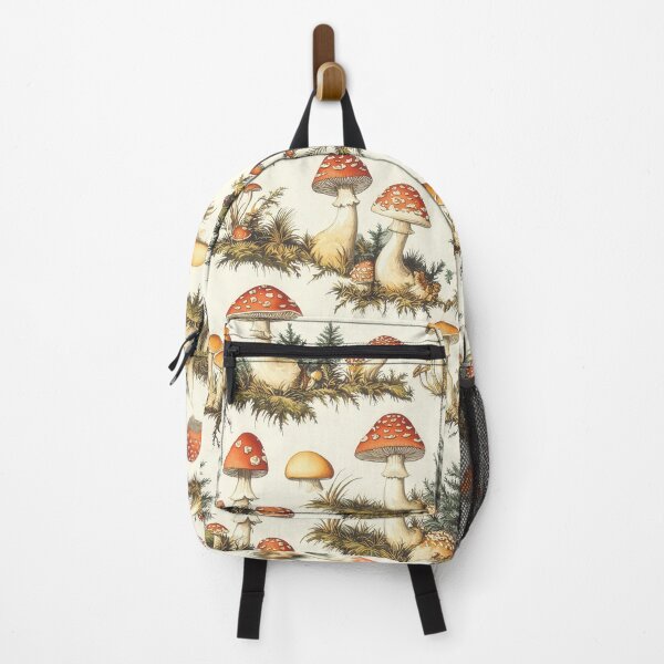 Item preview, Colorful mushroom illustrations in botanical naturalistic style designed and sold by Piotrek0001.