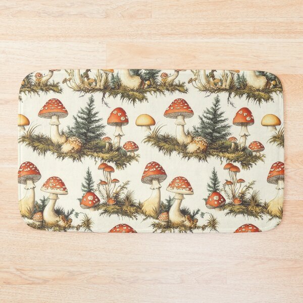 Item preview, Colorful mushroom illustrations in botanical naturalistic style designed and sold by Piotrek0001.