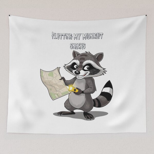 Item preview, Raccoon’s Masterplan designed and sold by Snicker-Designs.