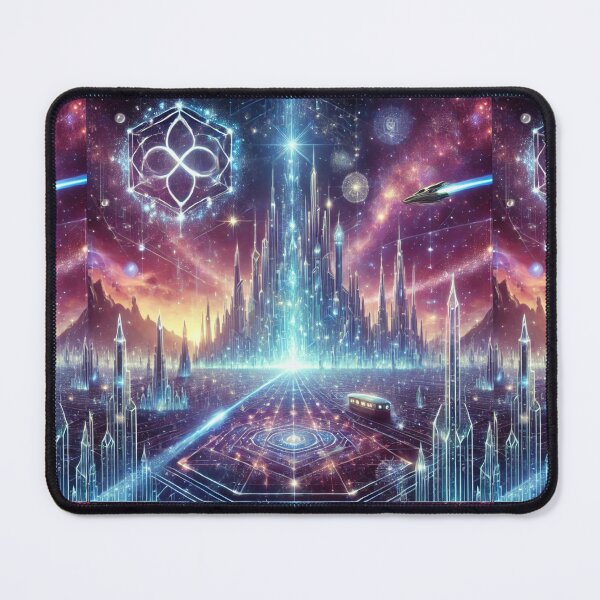 Item preview, The Crystalline City: A Vision of Galactic Harmony designed and sold by Meta2Physical.