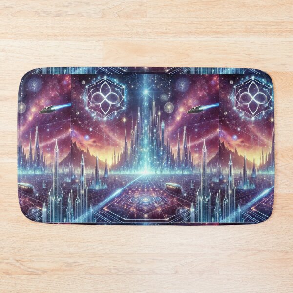 Item preview, The Crystalline City: A Vision of Galactic Harmony designed and sold by Meta2Physical.