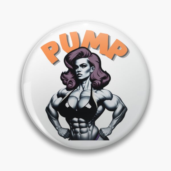 Item preview, PUMP - Get pumped, get big hair or go home! Cool grey designed and sold by TheRubberOnion.