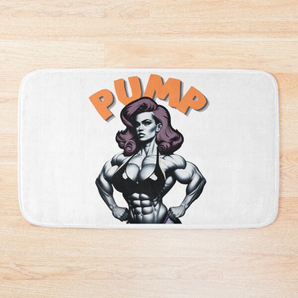 Item preview, PUMP - Get pumped, get big hair or go home! Cool grey designed and sold by TheRubberOnion.