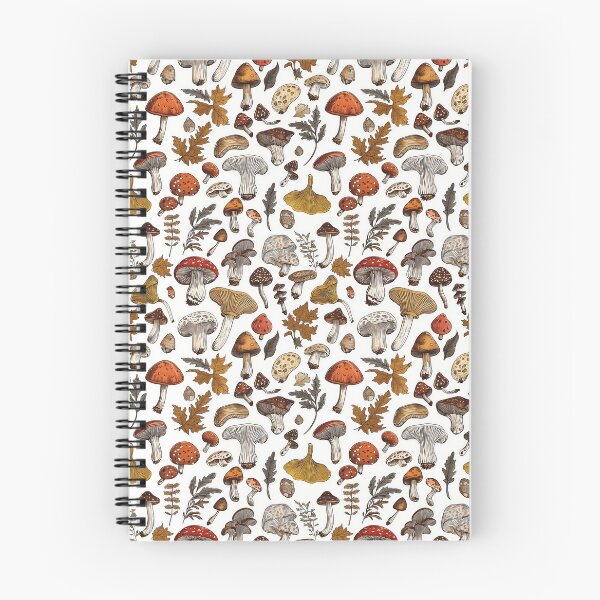 Item preview, Detailed botanical illustrations of colorful forest mushrooms designed and sold by Piotrek0001.