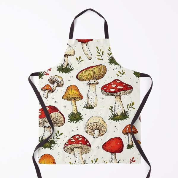 Item preview, Realistic mushroom drawings in natural forest settings designed and sold by Piotrek0001.