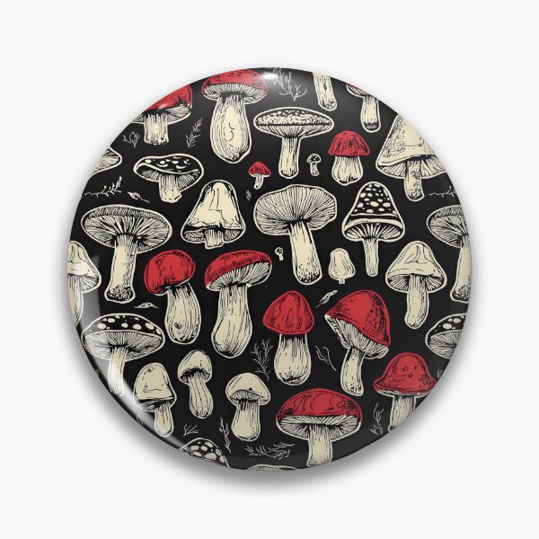 Item preview, Unique collection of mushroom-themed botanical graphics designed and sold by Piotrek0001.