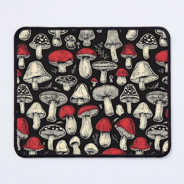 Item preview, Unique collection of mushroom-themed botanical graphics designed and sold by Piotrek0001.
