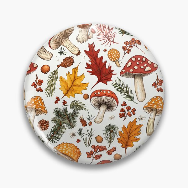 Item preview, Wild mushroom depictions in realistic artistic style designed and sold by Piotrek0001.