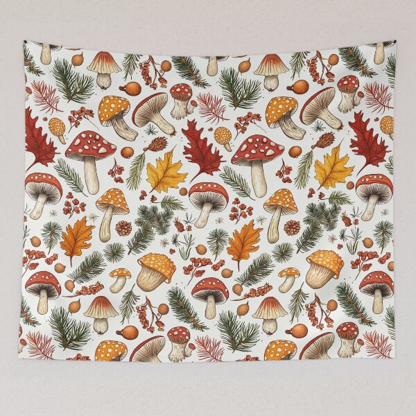 Item preview, Wild mushroom depictions in realistic artistic style designed and sold by Piotrek0001.