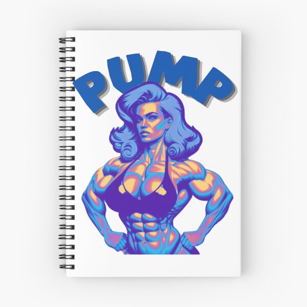Item preview, PUMP - Get pumped, get big hair or go home! Blue designed and sold by TheRubberOnion.