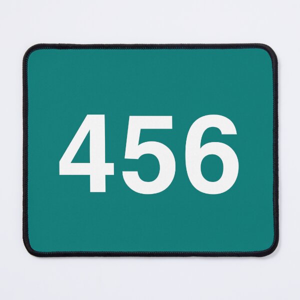 Item preview, Number 456 Korean Games White Text designed and sold by ItsAMugsGame.
