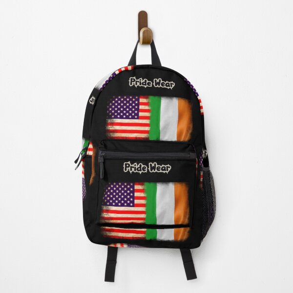 Item preview, US Flag and Ireland,Irish Flag Pride Wear Design. My Roots designed and sold by LovelyHappyGift.