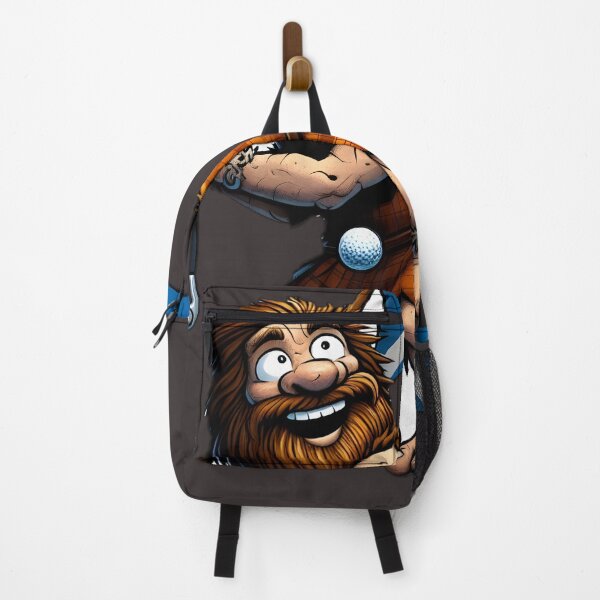 Item preview, Scottish caveman playing golf Sticker designed and sold by NCNGDESIGN.