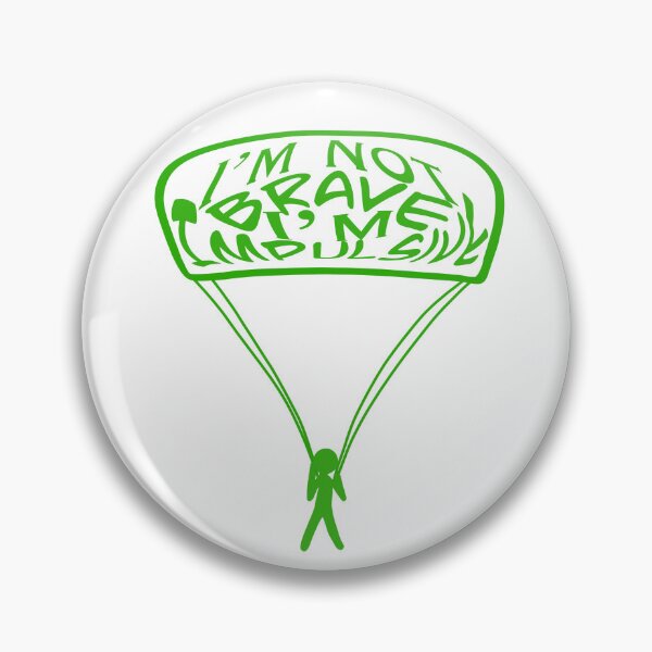 Artikelvorschau, Der Impulsive Parachuter Grün entworfen und verkauft von JBeeDesigns.