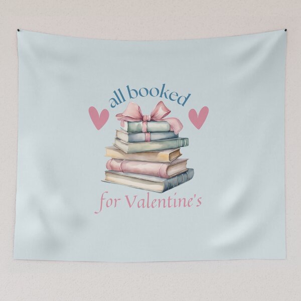 Item preview,  My Valentine Books,    Books Lover, All Booked For Valentines, All Booked For Valentine's Day designed and sold by KolorellaS.