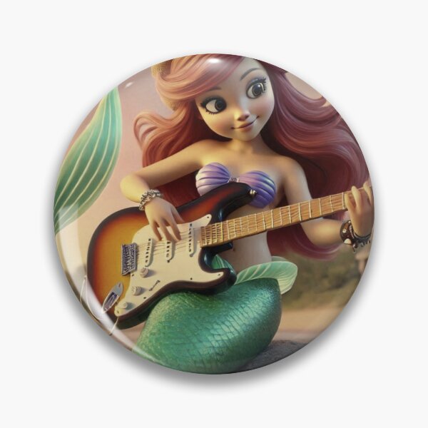 Item preview, Mermaid Shredder: Rocking' Guitar & Ocean Vibes designed and sold by choder61.