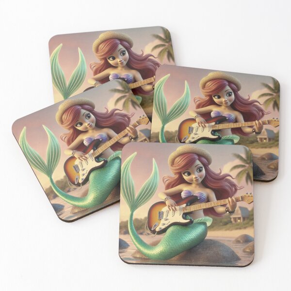Item preview, Mermaid Shredder: Rocking' Guitar & Ocean Vibes designed and sold by choder61.
